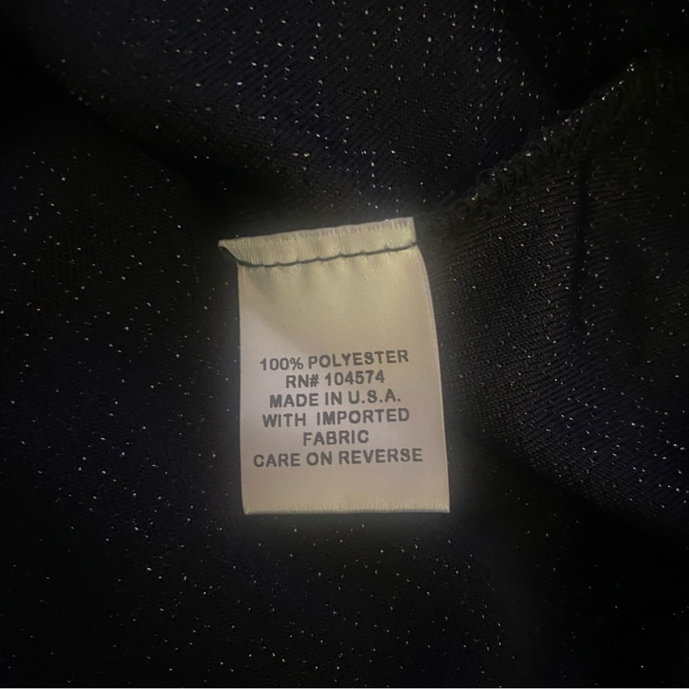 The Vanity Room Speckled Blouse L GUC - Picture 5 of 5